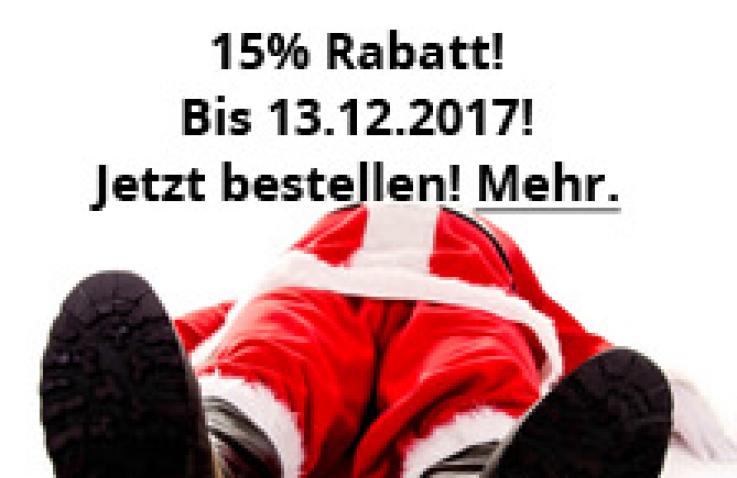 Weihnachten 2017: Rabatt 15%