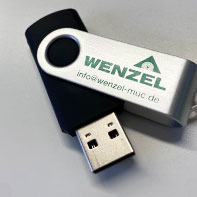 Speicherung auf WENZEL USB Stick 4GB