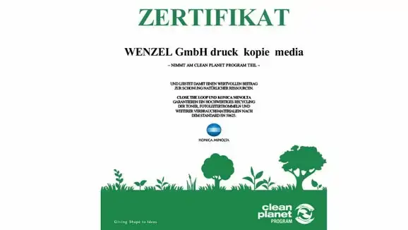 Clean Planet Zertifikat 578x326