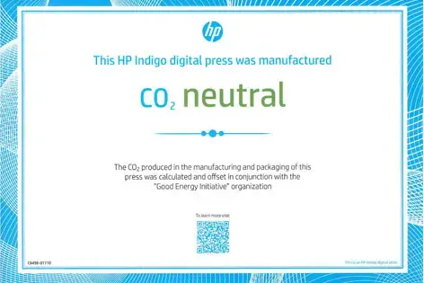 Co2 Neutrales Drucken Hp